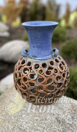 Váza - lampa - vyřezávaná