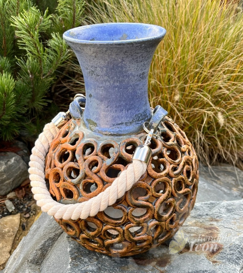 Váza - lampa - vyřezávaná